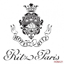 Stencil RITZ PARIS 21 25x25cm
