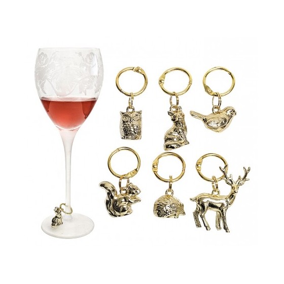 CHARM ANIMAL set 6p