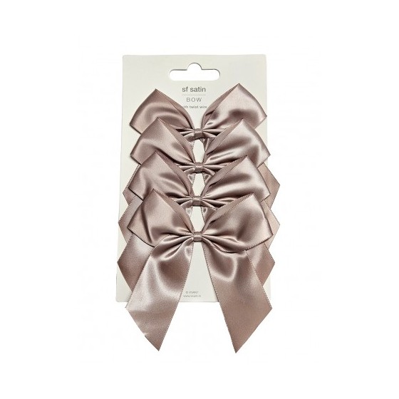 SINGLE FACE SATIN bow 12x10cm