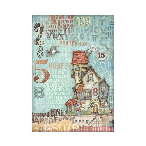 Papel de Arroz Stamperia Furry Friends 4 house
