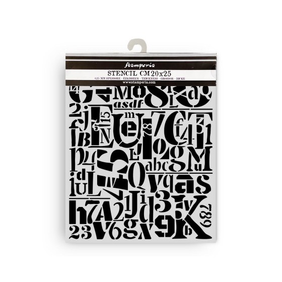Stencil Stamperia 20x25...