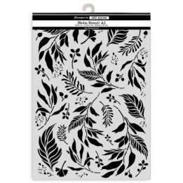 Stencil Stamperia Din A-3 Leaves