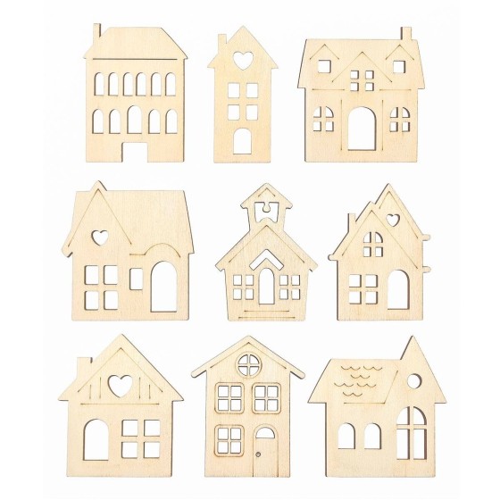 SILUETAS MADERA NAVIDAD