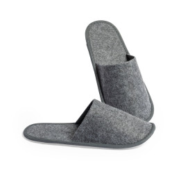 Zapatillas Fieltro Gris--