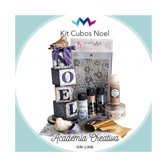 Kit Cubos Noel ACADEMIA CREATIVA