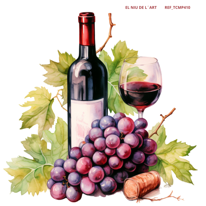 Transfer para Garrafa de Vinho DTF