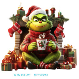 Transfer DTF Grinch Sentado