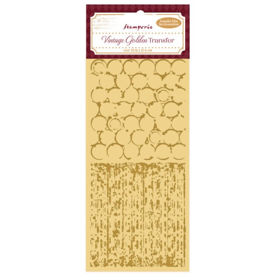 Vintage golden Transfer - Merry Christmas