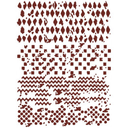 Miss Stencils 35x24cm