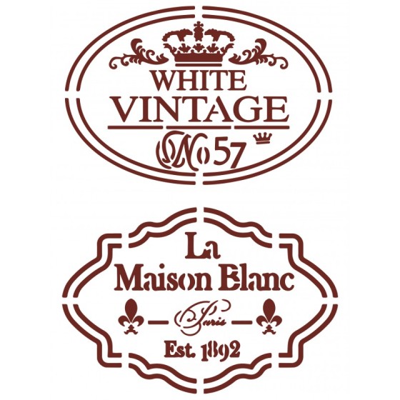 MISS STENCILS 28x21cm.