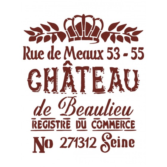 copy of Miss Stencils 35x24cm