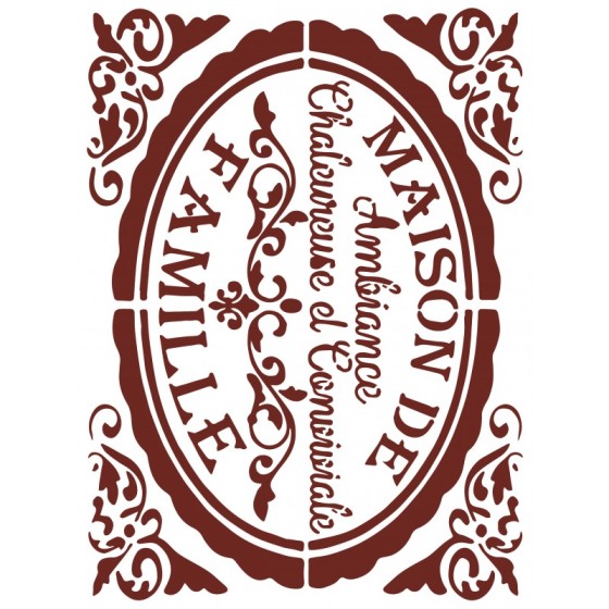 MISS STENCILS 28x21cm.