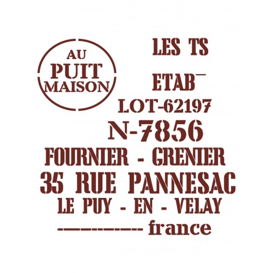 copy of Miss Stencils 35x24cm