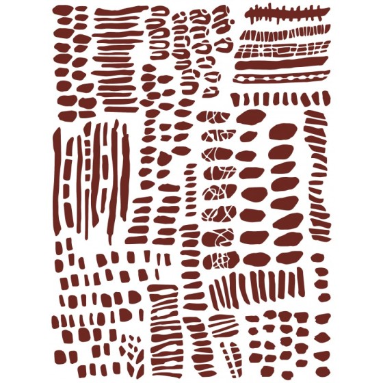 MISS STENCILS 28x21cm.