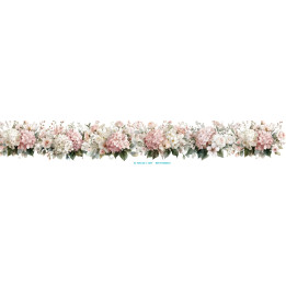 Transfer DTF Barra (Cenefa) de Flores G531