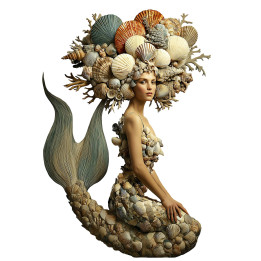 Transfer DTF Mujer Sirena G533