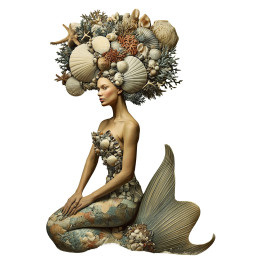 Transfer DTF Mujer Sirena
