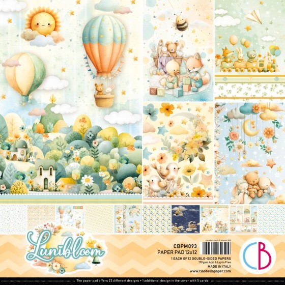 Lunibloom Paper Pad 12"x12"...