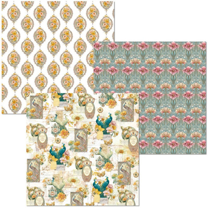 copy of Vellum Reing of grace Paper Patterns A4 6/Pkg