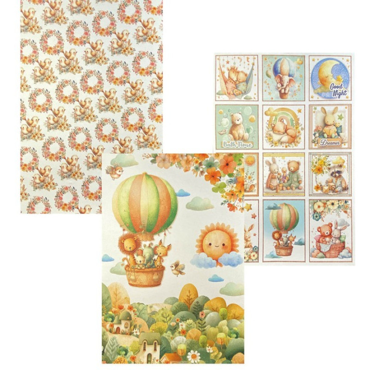 copy of Vellum Reing of grace Paper Patterns A4 6/Pkg