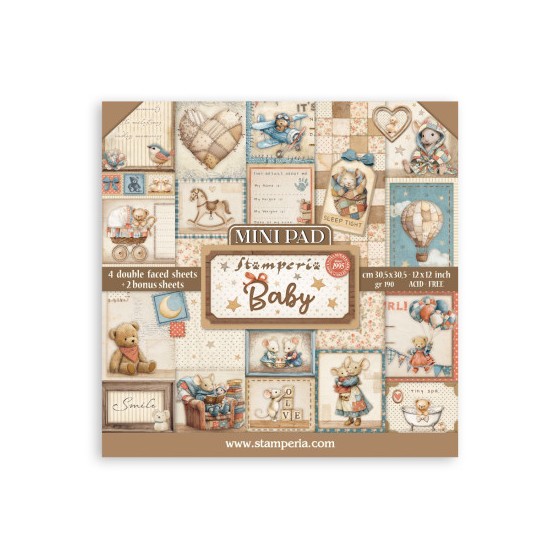 copy of Stack papeles Stamperia 30x30 CEREMONY