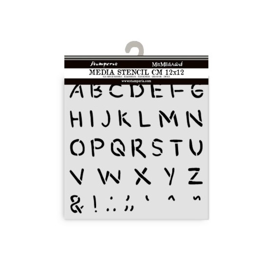 Stencil 12x12 Stamperia Baby alfabeto