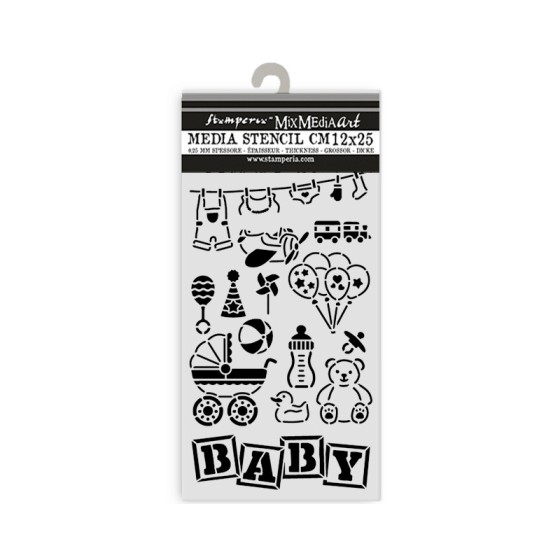 copy of KSTD060 Stencil Stamperia alphabet 20x25 cms