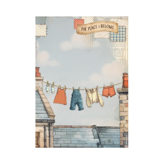 Papel de Arroz Stamperia...