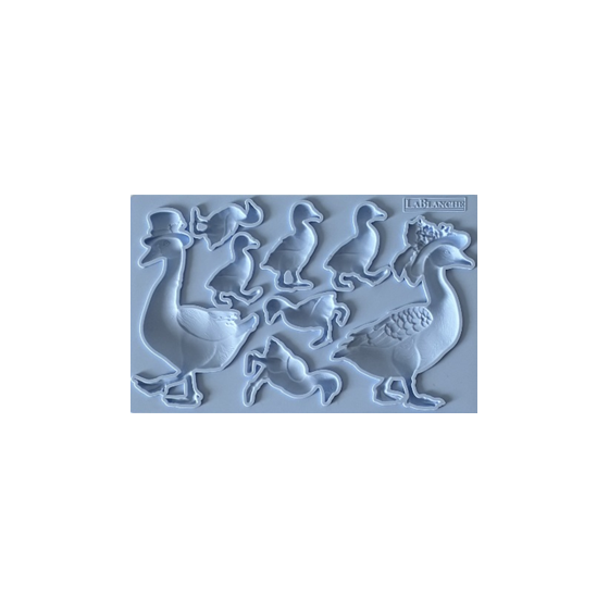 Mould "Gänsefamilie"