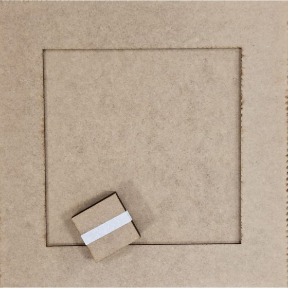 Cuadro DM 45x45cm con 9...