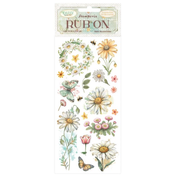 copy of Rub-on Stamperia 10.16x21.6 cms. precious rayas