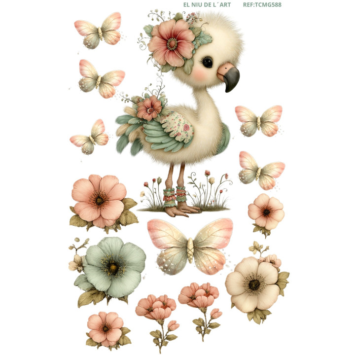Transfer DTF Flamenco Infantil