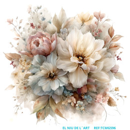 Transfer DTF Flors Vintage