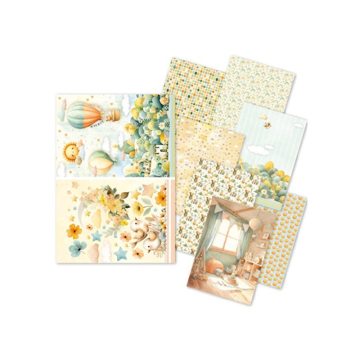 Rice Paper A5 MIXED 8/Pkg Lunibloom