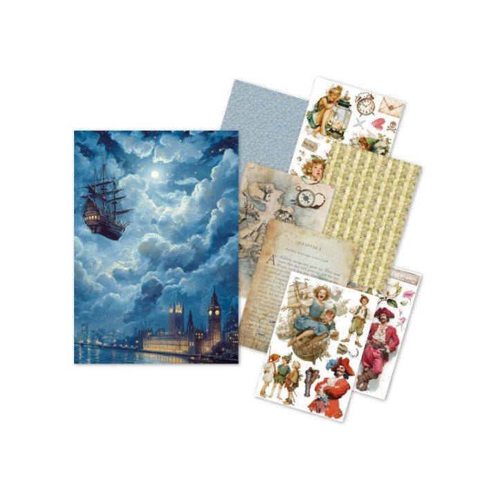 Rice Paper A5 MIXED 8/Pkg Neverland