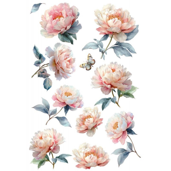 Rice Paper A5 MIXED 8/Pkg Afternoon Tea