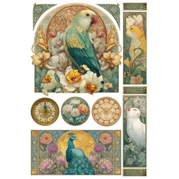Rice Paper A4 MIXED 4/Pkg Artemis