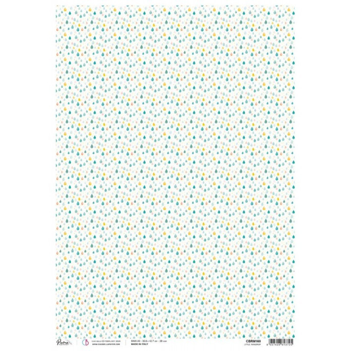 Rice Paper A3 Little Raindrop