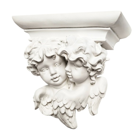 Ménsula cabeza 2 ángeles