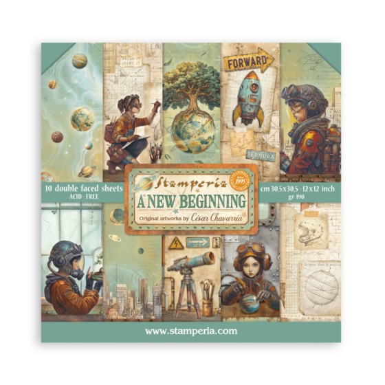 copy of Stack papeles Stamperia 30x30 CEREMONY