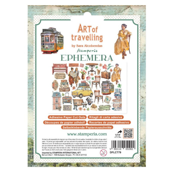 Ephemera Stamperia Art of Travelling