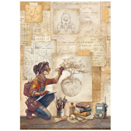 copy of Papel de Arroz Hongos Stamperia A-4.*