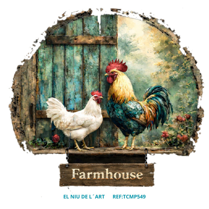 Transferencia Farmhouse DTF