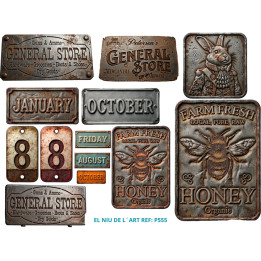 Transfer Vintage Industrial DTF