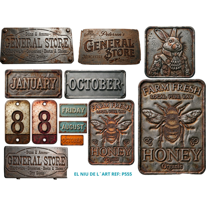 Transfer Vintage Industrial DTF