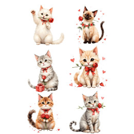 Transfer DTF Gatos