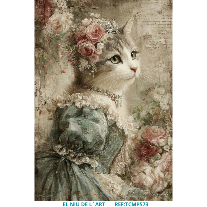 Transfer Gato Vintage DTF