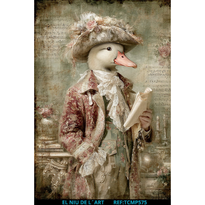 Transfer Pato Vintage DTF