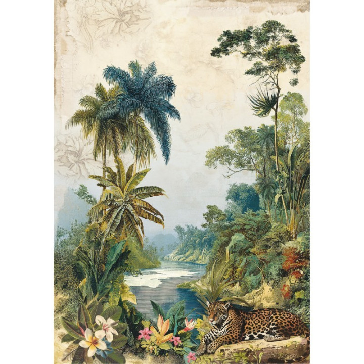 Rice Paper A5 MIXED 8/Pkg Jungle Vibes