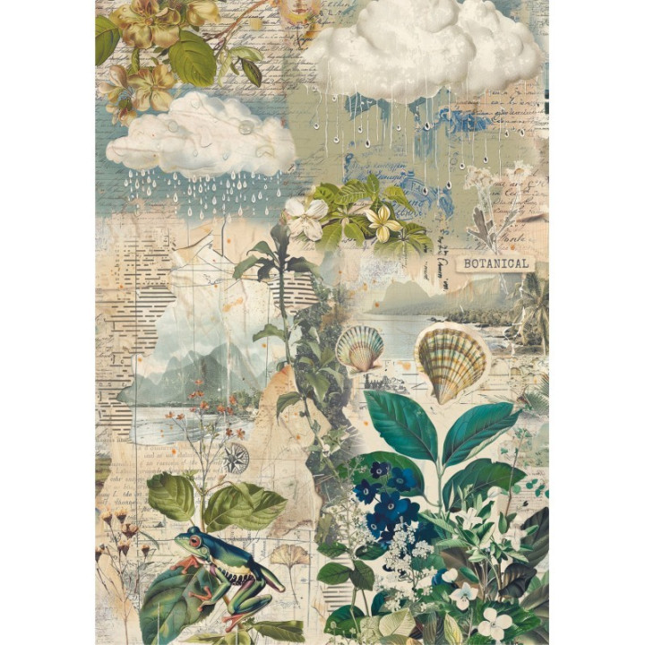 Rice Paper A5 MIXED 8/Pkg Jungle Vibes